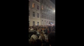 Taylor Swift fans in Vienna have their own performance in the streets after concert is cancelled due to planned terrorist attacks