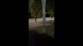 Ukrainian missile lands in Kursk courtyard, causing fire and destruction