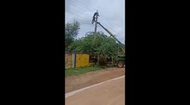 Patan: Miraculous Survival of a Youth Despite a Severe Electric Shock