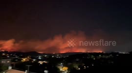 Residents evacuated as wildfires near Athens spread