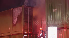 USA: Pomona Train Fire