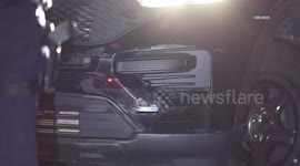 USA: North Hollywood Man Drives Through Crash Scene Striking Police Vehicle Part 2
