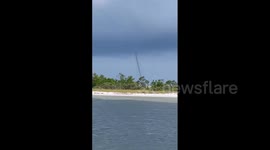 US: Double Waterspout Spotted Off Panama City Beach, Florida