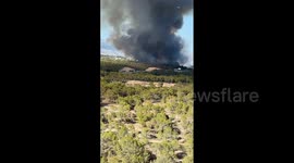 Spain: Forest Fire Prompts Highway Closure In Benidorm, Alicante 4