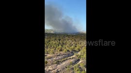 Spain: Forest Fire Prompts Highway Closure In Benidorm, Alicante 3
