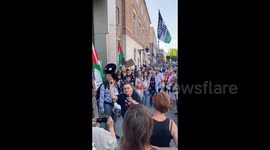 UK: Palestine Action activists are protesting outside Hammersmith Police Station in solidarity with the six activists detained without charge for 132 hours