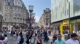 Girl, 11, and woman, 34, hospitalised following stabbing in London's Leicester Square