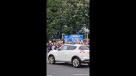 Anti-racism protesters in the UK stand up against the far-right mob