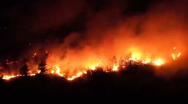 Greece: Raging wildfire forces more than 30,000 residents to evacuate in Greece