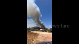 Greece: Devastating wildfires in New Makri