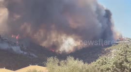 Greece: Devastating wildfires raging in New Makri