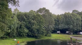 Extreme Eastern Connecticut Thunderstorm