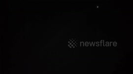The Perseids meteor shower seen from East London