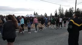 USA: Week of the Bayonet fun run B-Roll