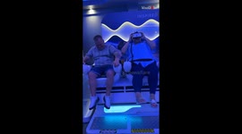 From calm to chaos: Mother-in-law decides to be a bit dramatic during VR experience