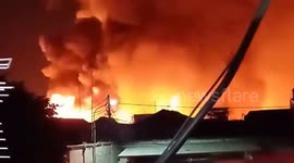 Thousands evacuated as fire rips through Indonesian capital