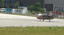 Giant Chinese drone tests for its first flight