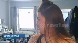 Mum and young sons forced to sleep in living - because of rat infestation upstairs