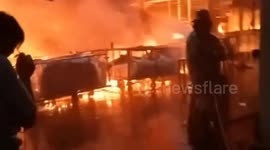 Great Textile Factory Fire in Indonesia, 1 person died and 3 people were injured, workers panicked hysterically