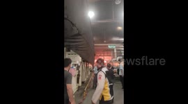 Great Textile Factory Fire in Indonesia, 1 person died and 3 people were injured, workers panicked hysterically