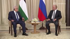 Russia: Palestine President Abbas visits Russia