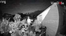 Man gets a vigorous reminder of his pup's strength and speed in hilarious Ring Camera footage