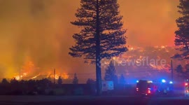 USA: Gold Ranch Fire Rages Uncontained in Verdi, Evacuations Persist