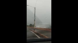 Crashing Waves Soak Vehicle