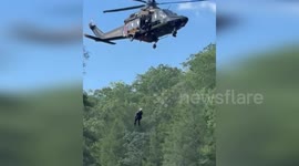 United States: Maryland State Police Helicopter Rescues Injured Hiker on Appalachian Trail