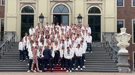 Dutch King honors medal winners of Paris Summer Olympics