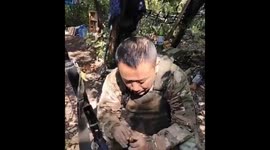 Chinese volunteer in Russian army captured in video from Kursk, Russia
