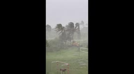 Tropical storm Ernesto hits St. Kitts with strong winds and rain