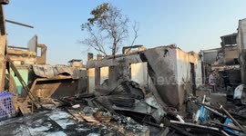 Indonesia: Fire at Jakarta, Indonesia