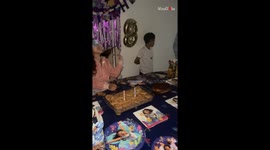 Blindfolded girl left in tears after getting her dream puppy as birthday surprise