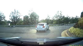 Dashcam Captures Sudden T-Junction Collision