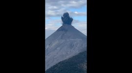 Explosions From Fuego Volcano in Guatemala