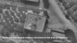 Lebanon: IDF forces struck a Hezbollah military structure in the area of Naqoura in southern Lebanon