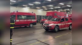 Greece: Italian Firefighters Arrive in Greece to Combat Wildfires in Attica Region
