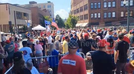 US: Trump Supporters Gather In Asheville, North Carolina For Campaign Rally