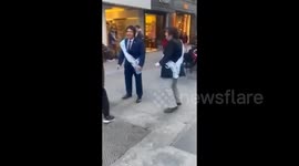 Argentina: Javier Milei impersonators on the streets of Buenos Aires