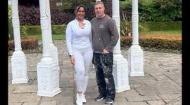 Couple got married in gym kit and work clothes in