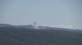 Lebanese border town ruined by Israeli shelling