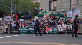 USA: Activists hold rally in support of Palestine and demand stop of supply of weapons to Israel