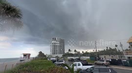 Thunderstorms And Downpours In Florida