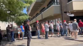 US: Trump Supporters Gather In Asheville, North Carolina For Campaign Rally 2