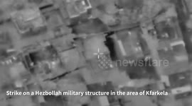 Lebanon: The IAF struck Hezbollah military structures in the area of Kfarkela