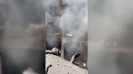 Palestine: Seven people were killed when Israeli forces struck a building in Jabalya