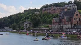 42nd International Bathtub Regatta held in Dinant, Belgium