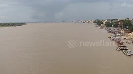 Varanasi ghats submerged as Ganga river swells due to Heavy rain in Northern India
