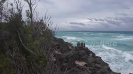Bermuda: Rough Seas Hit Coastline As Hurricane Ernesto Barrels Toward Islands 5